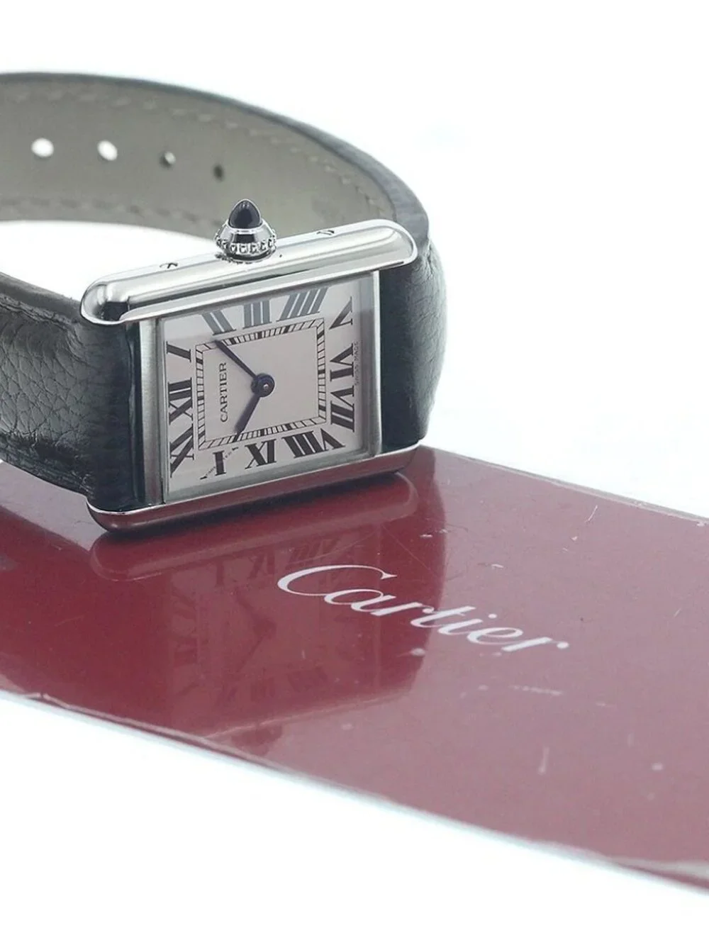 CARTIER Tank Must SM WSTA0042 Silver Dial Quartz Ladies Watch_966318
